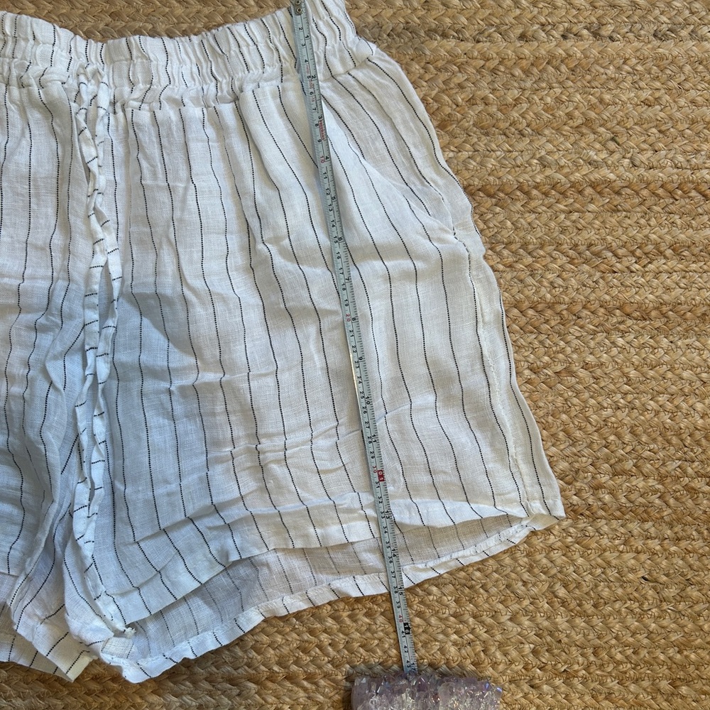 Linen Drawstring Shorts - image 3